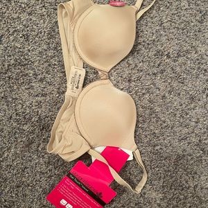 Beige Multi Wear Option Bra.  Size 34A
